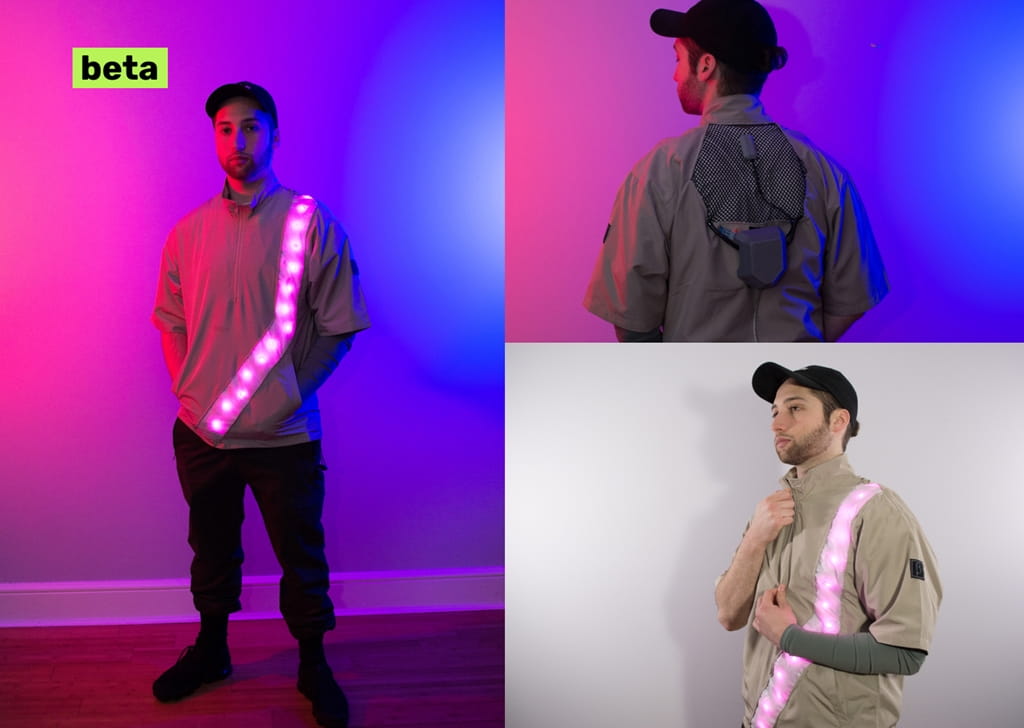 Beta designs of Gianfranco Macagnan's Vibe Check wearable devices