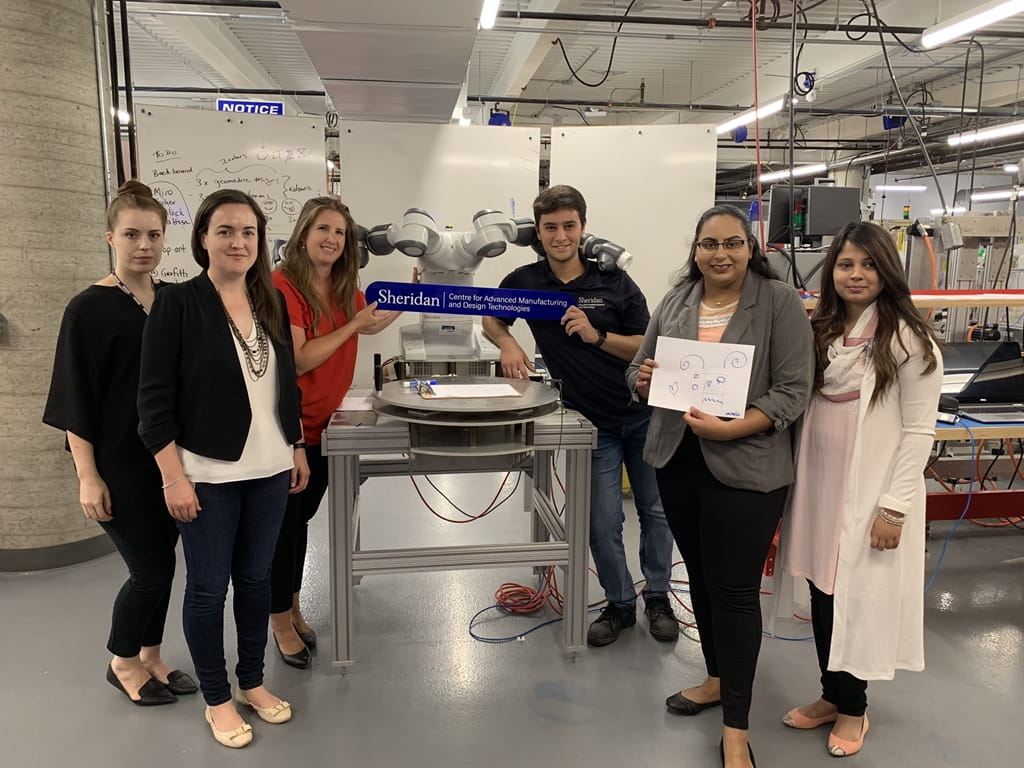 YuMi Robot project team at CAMDT