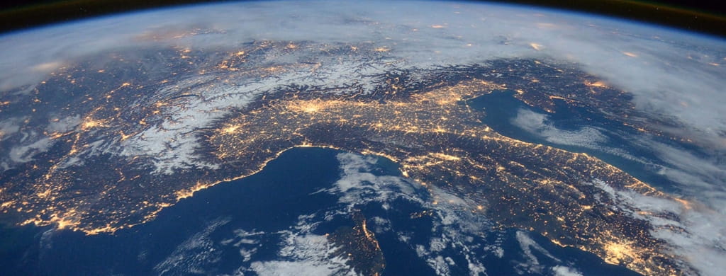 view of the Earth from space